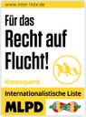 Attacke gegen das Plakat „Recht auf Flucht“ Attacke gegen das Plakat „Recht auf Flucht“