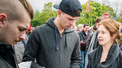 Marx-Studium in der Kaffeebude