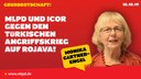 Gegen den türkischen Angriffskrieg auf Rojava!  Grußbotschaft von MLPD und ICOR