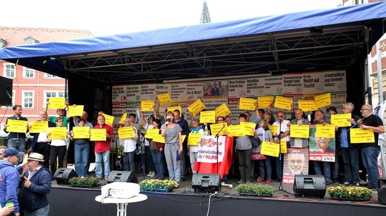 Jetzt ins Zentrum rücken: Beide Stimmen für die Internationalistische Liste / MLPD!