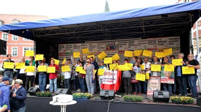 Jetzt ins Zentrum rücken: Beide Stimmen für die Internationalistische Liste / MLPD!