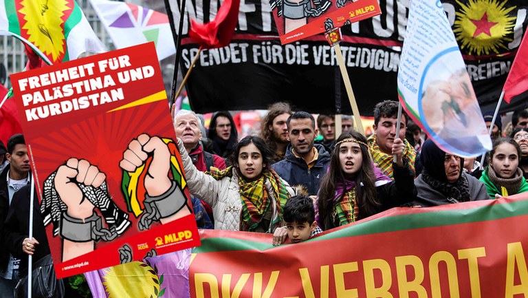 Protest gegen die türkische Invasion