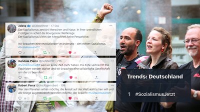 #SozialismusJetzt in den Twitter Trends
