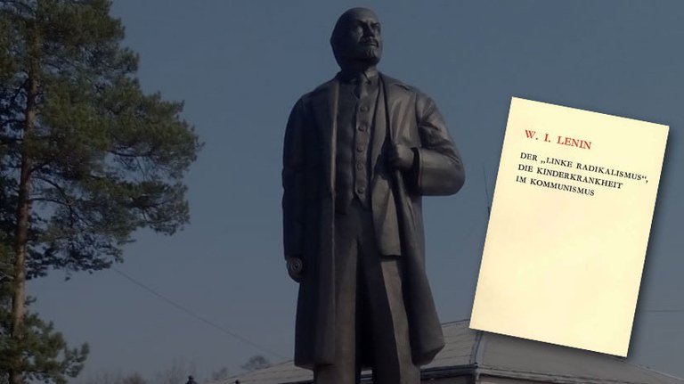 Lenin hat Antworten auf „Keine Parteien – keine Parteifahnen“