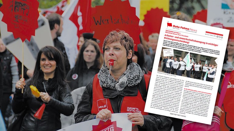 Arbeiter- und Gewerkschaftsbewegung in wichtiger Richtungsentscheidung!
