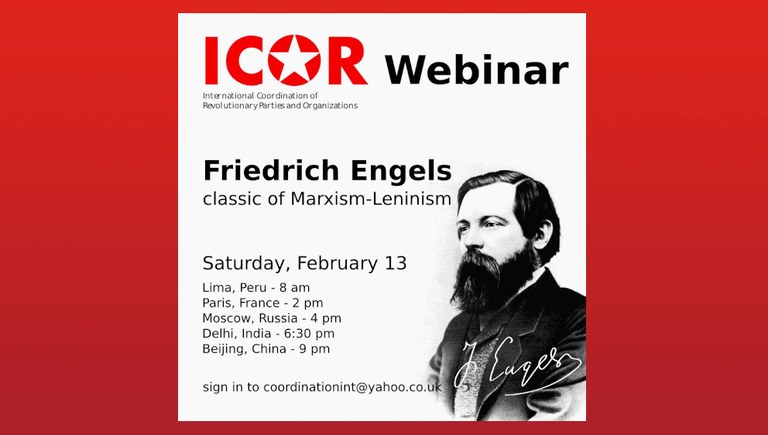 Noch 3 Tage bis zum ICOR webinar zu Friedrich Engels