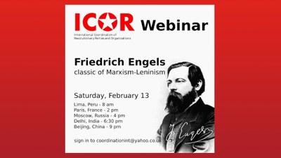Noch 3 Tage bis zum ICOR webinar zu Friedrich Engels