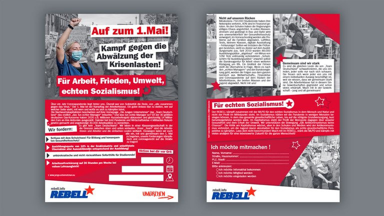 Kampf gegen die Abwälzung der Krisenlasten! Für Arbeit, Frieden, Umwelt, echten Sozialismus!
