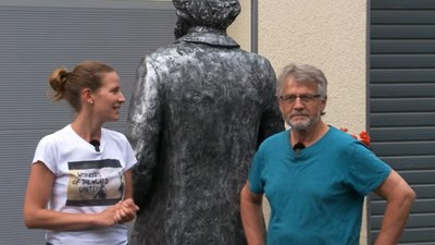Marx kommt am 27. August nach Gelsenkirchen  Eine Statue von Marx neben Lenin – das dürfte einzigartig sein
