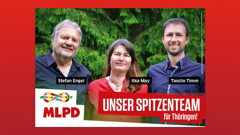 MLPD kandidiert auf Platz 10 zur Landtagswahl Thüringen