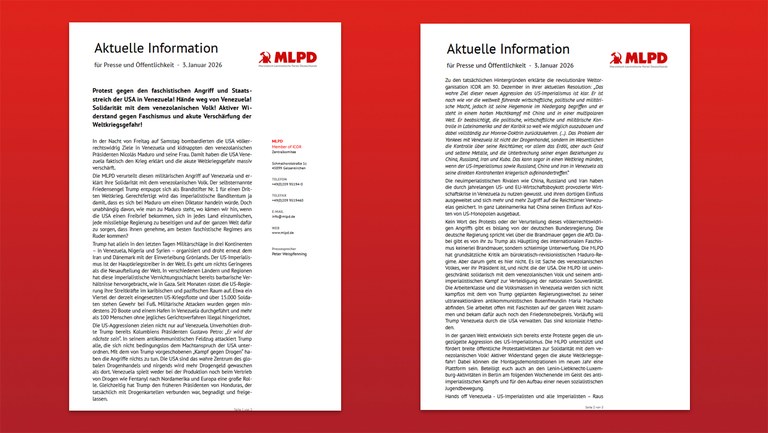 Faschist Trump befiehlt Bombardierung Venezuelas und lässt Maduro kidnappen - was kommt als nächstes?