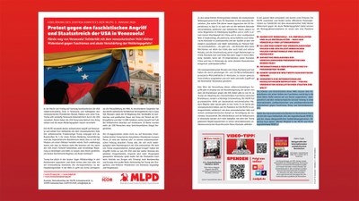 Protest gegen den faschistischen Angriff und Staatsstreich der USA in Venezuela!