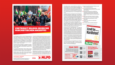 Verteidigt Rojava gegen die faschistischen Angriffe