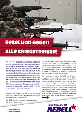 REBELL-Flugblatt