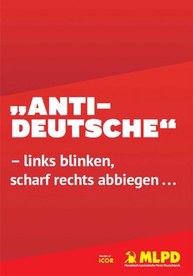 „Antideutsche“ – links blinken, scharf rechts abbiegen ...
