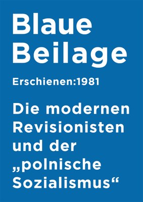 Die modernen Revisionisten und der „polnische Sozialismus“