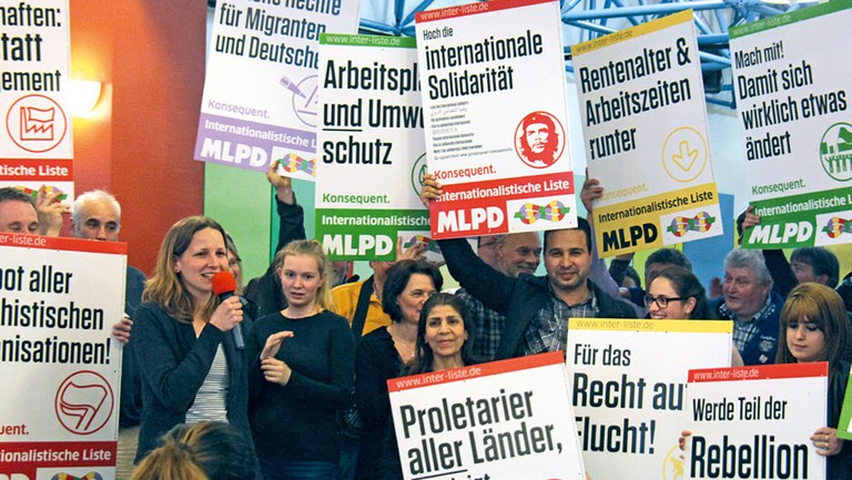 Kandidaten der Bundesliste Internationalistische Liste / MLPD