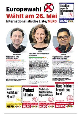 Wählt am 26. Mai Internationalistische Liste/MLPD