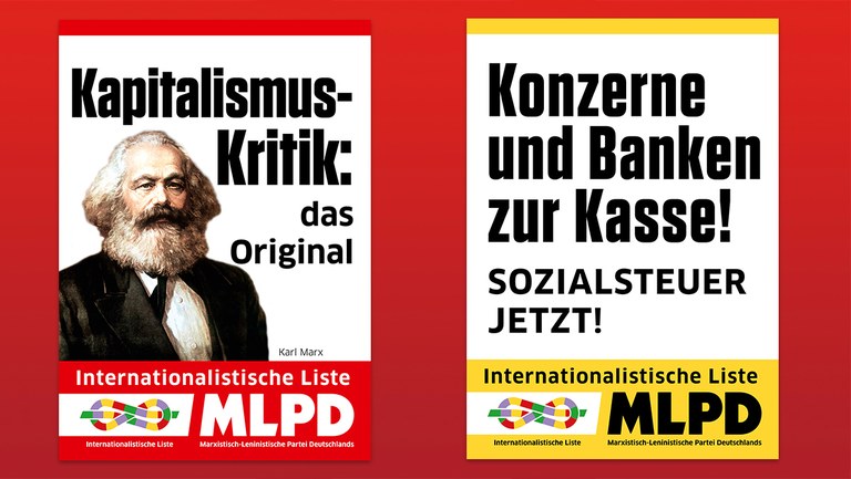 Neue Plakate zur Bundestagswahl