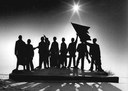 Protesta contra la prohibición del acto antifascista  con motivo del 75º aniversario de la ejecución de Ernst Thälmann