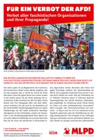 Für ein Verbot der AFD!