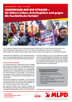 Streik Aktuell 8: Gemeinsam auf die Straße – für höhere Löhne, Arbeitsplätze und gegen die faschistische Gefahr!