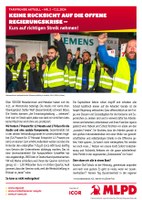 Tarifrunde Aktuell 2: Keine Rücksicht auf die offene Regierungskrise – Kurs auf richtigen Streik nehmen!