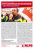 Streik Aktuell 7: Statt Masterplan für die Konzerne – eigene Rechnung aufmachen!