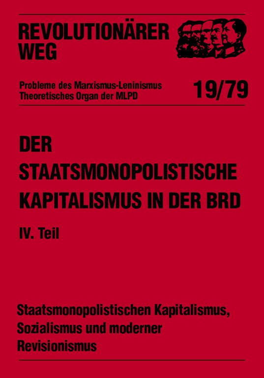 Der staatsmonopolistische Kapitalismus in der BRD - RW19