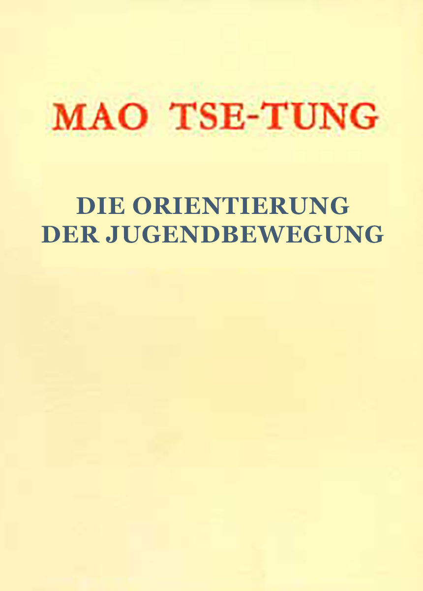 Die Orientierung (bzw. Die Richtung ...) der Jugendbewegung