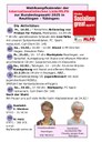 Wahlkampfkalender 2025 Reutlingen und Tübingen