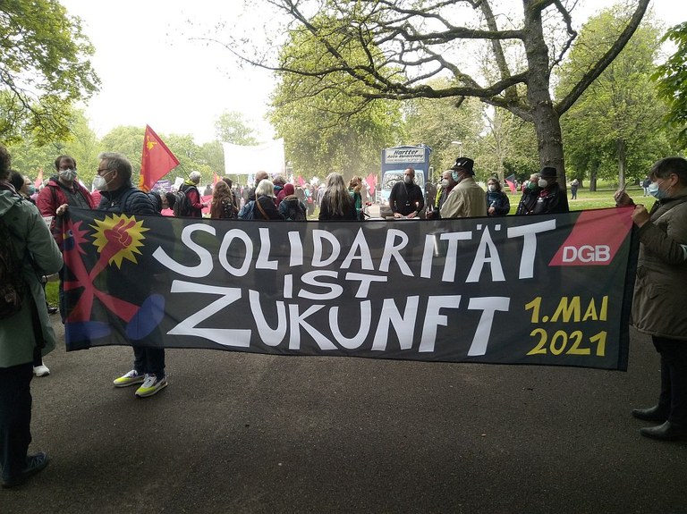1. Mai Demo in Stuttgart: Bericht und Bildergalerie