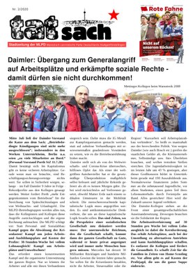 "Tatsach" 2/2020 - Stadtzeitung der MLPD Stuttgart/Sindelfingen