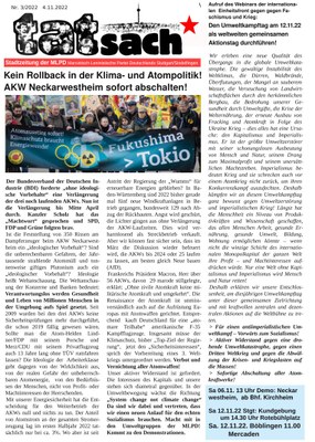 "Tatsach" 3/2022 - Stadtzeitung der MLPD Stuttgart/Sindelfingen