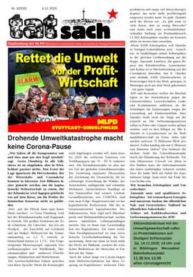 "Tatsach" 5/2020 - Stadtzeitung der MLPD Stuttgart/Sindelfingen
