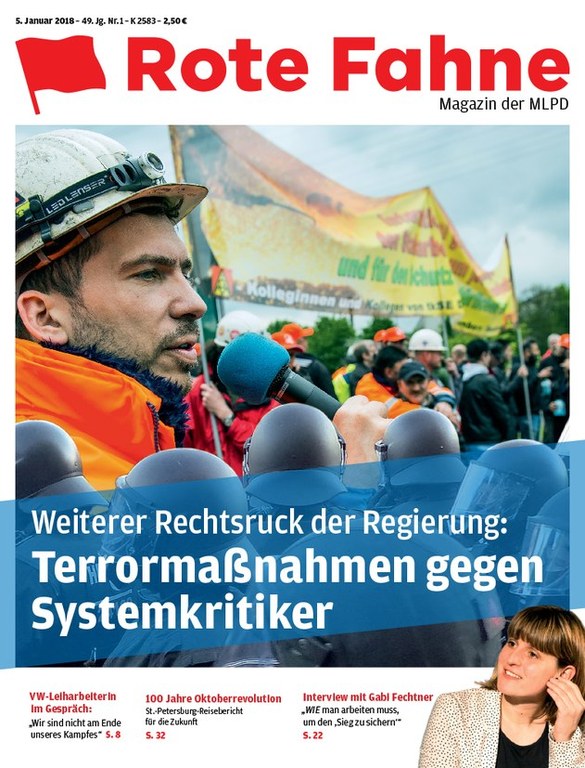 Rote Fahne Magazin 01/2018