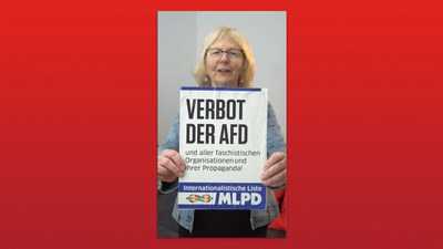 Ein Sekt auf Krahs Redeverbot. Kampf den Klimaleugnern - Für das Verbot der AFD