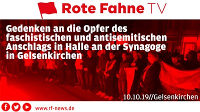 Gedenken an die Anschlagsopfer in Halle // Gelsenkirchen, 10.10.