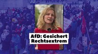 Gesichert Rechtsextrem! Das war überfällig. Für das Verbot der AfD