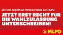 Nach Angriff auf Parteienrechte der MLPD - Jetzt erst recht für die Wahlzulassung unterschreiben!
