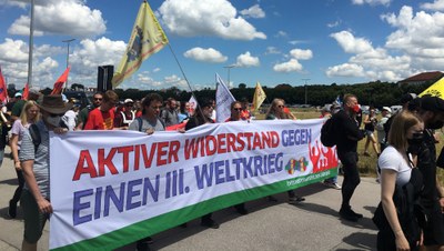 Demonstration gegen G7 in München am Samstag