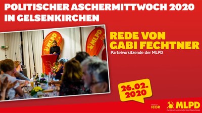 Rede von Gabi Fechtner auf dem Politischen Aschermittwoch