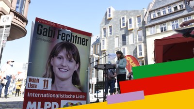 Rede von Gabi Fechtner auf der Abschlusskundgebung in Essen
