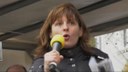 Reden von Gabi Fechtner und ver.di Frauen