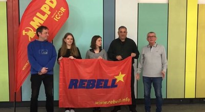 Solidarität mit kämpfenden Larco-Arbeitern.