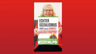 Sozialismus statt Umweltkatastrophe - entscheide dich